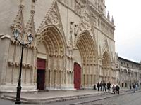 Lyon, Cathedrale St-Jean apres renovation, Portail (01)